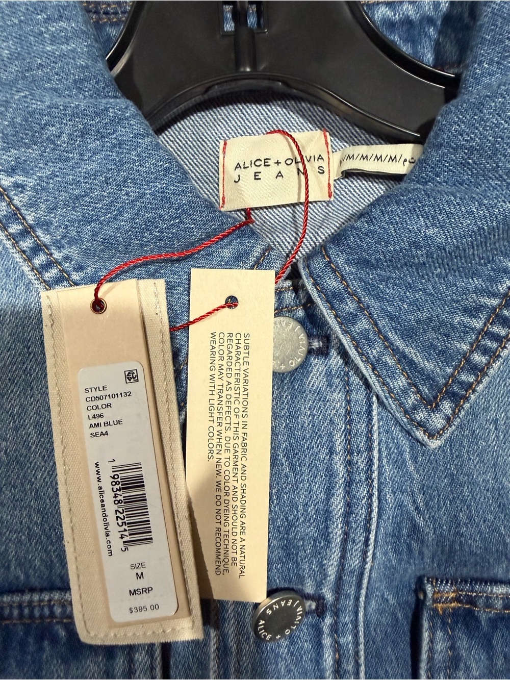 Alice + Olivia Tiff Denim Jacket - Picture 13 of 13
